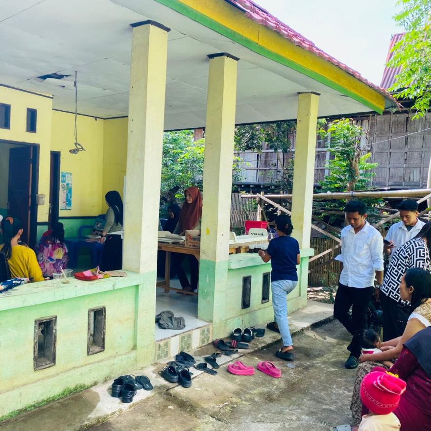 Posyandu Dan Posbindu Desa Benteng Lompoe di Gelar,Warga Antusias Periksa Kesehatan